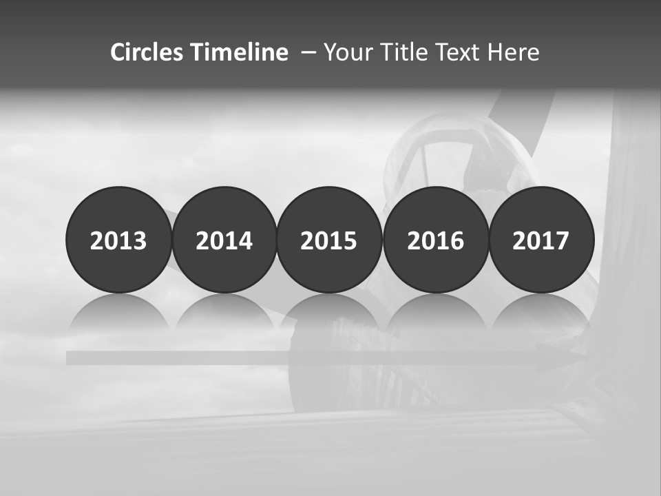 World War Ii Bomber Transportation PowerPoint Template