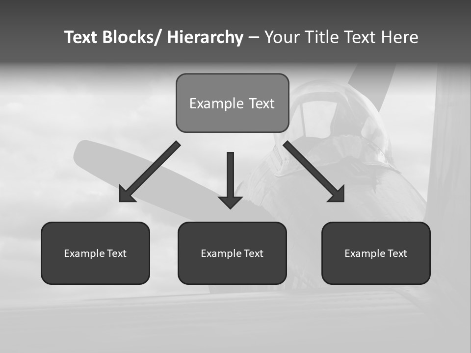 World War Ii Bomber Transportation PowerPoint Template