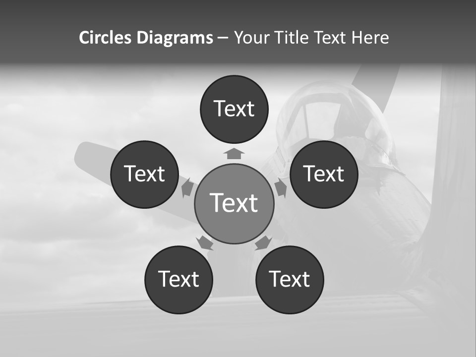World War Ii Bomber Transportation PowerPoint Template