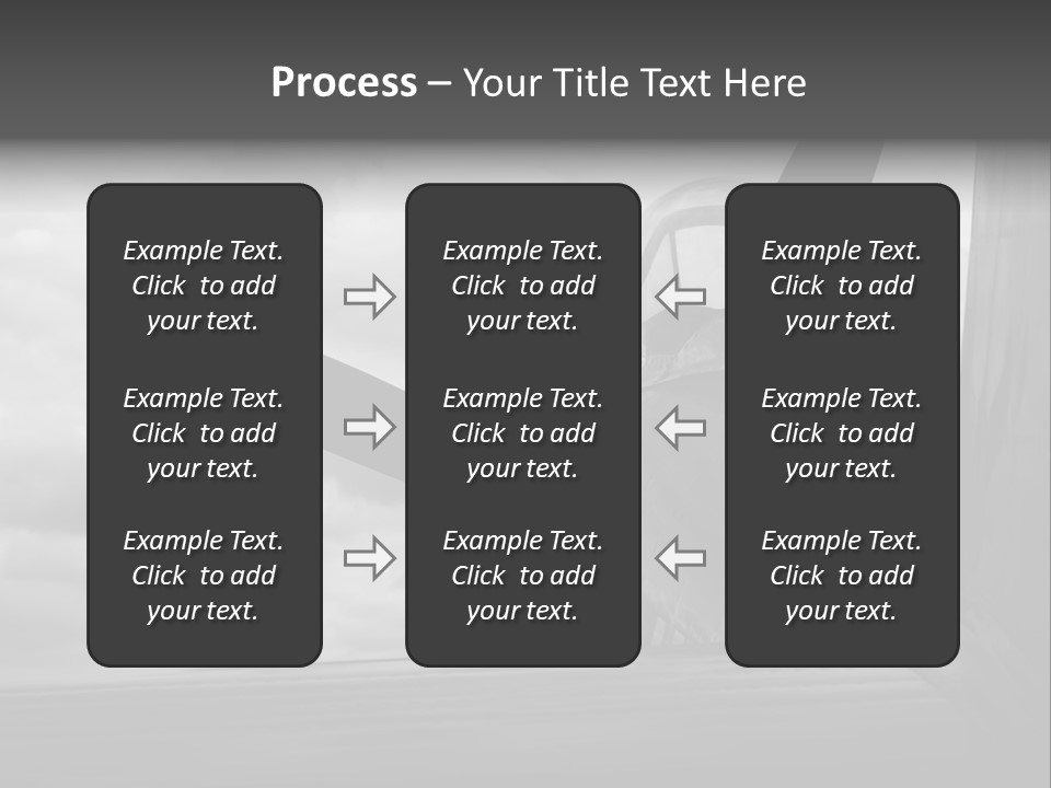 World War Ii Bomber Transportation PowerPoint Template