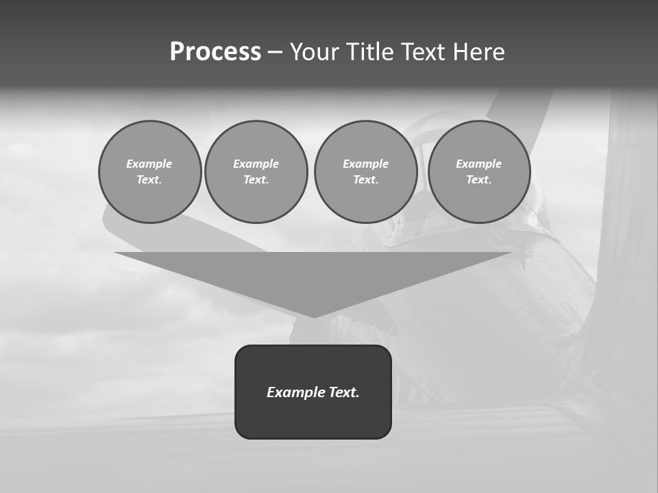 World War Ii Bomber Transportation PowerPoint Template