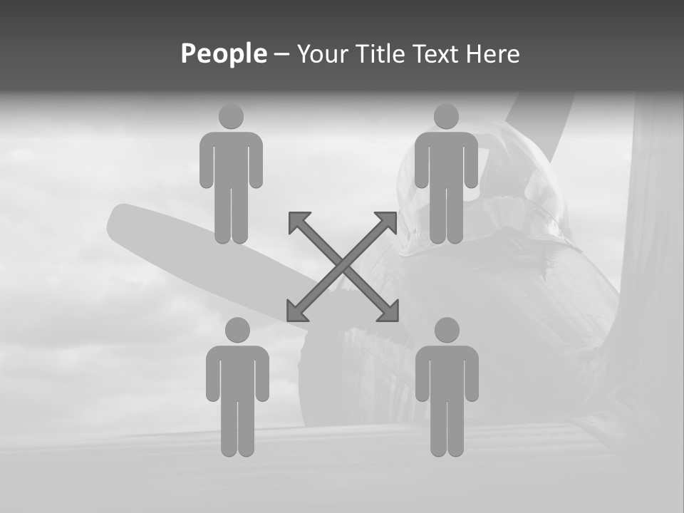 World War Ii Bomber Transportation PowerPoint Template