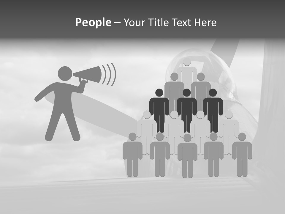 World War Ii Bomber Transportation PowerPoint Template