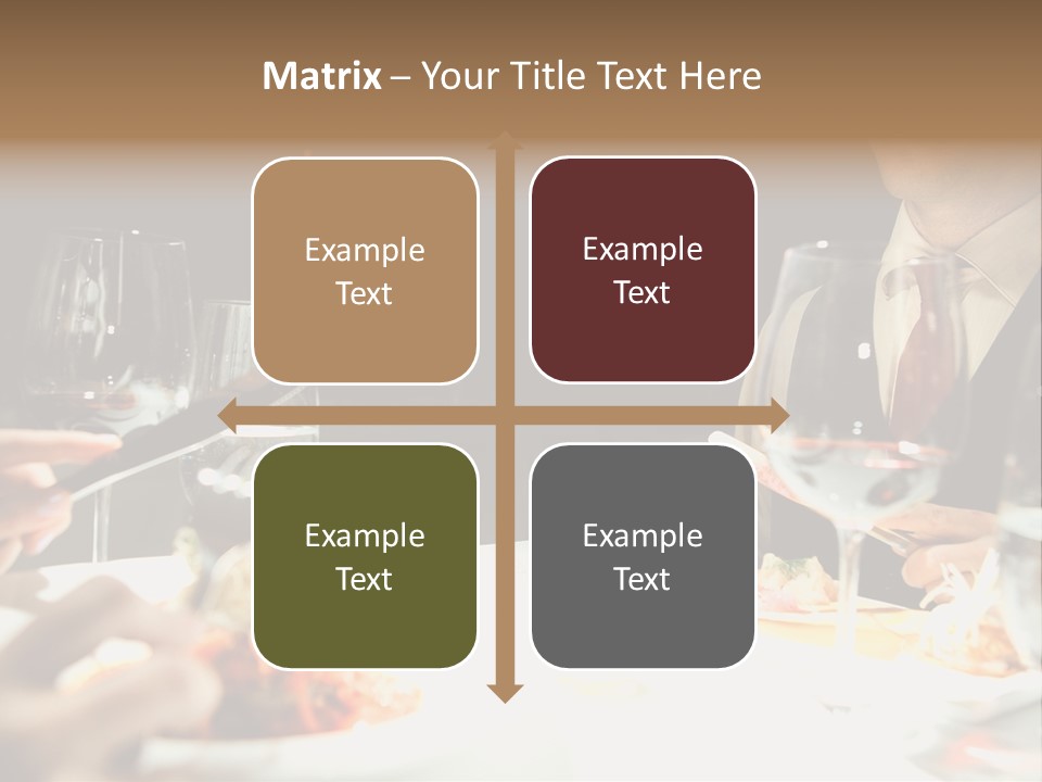 Closeup Cook Roast PowerPoint Template