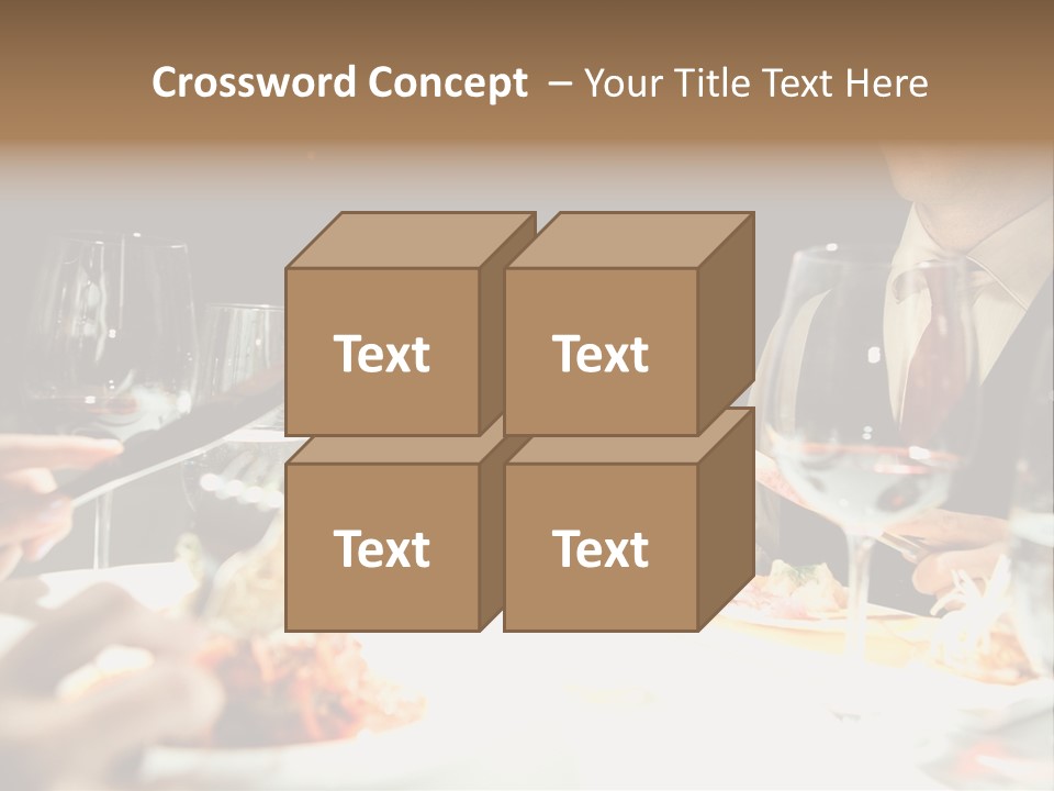 Closeup Cook Roast PowerPoint Template