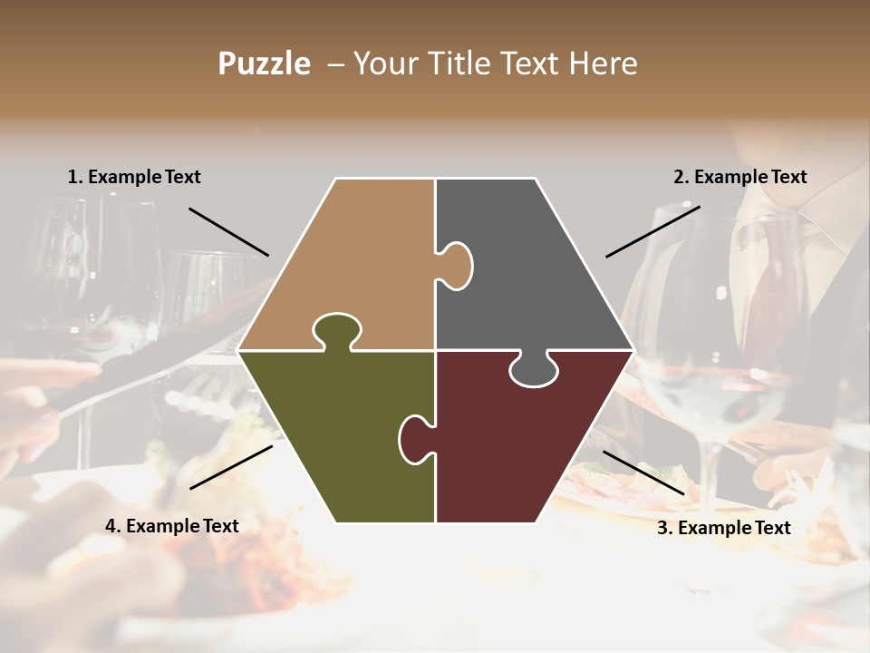 Closeup Cook Roast PowerPoint Template