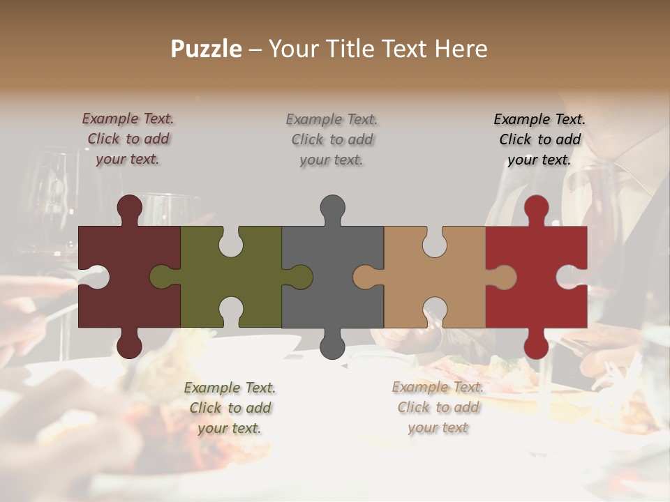 Closeup Cook Roast PowerPoint Template