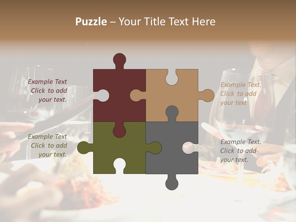 Closeup Cook Roast PowerPoint Template