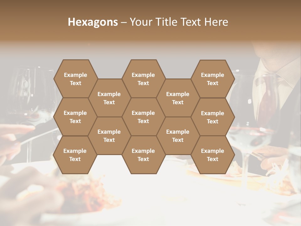 Closeup Cook Roast PowerPoint Template