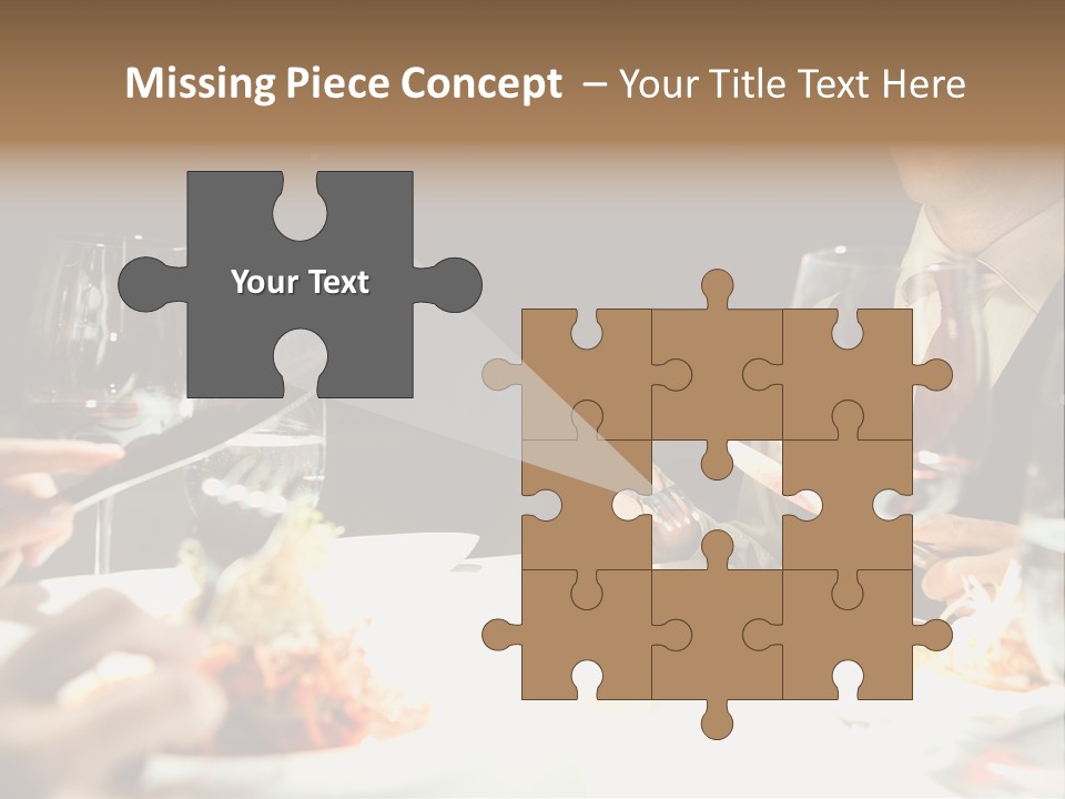 Closeup Cook Roast PowerPoint Template