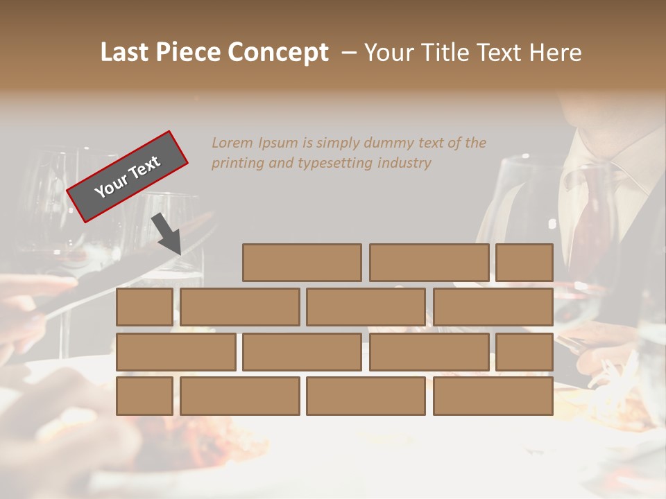 Closeup Cook Roast PowerPoint Template