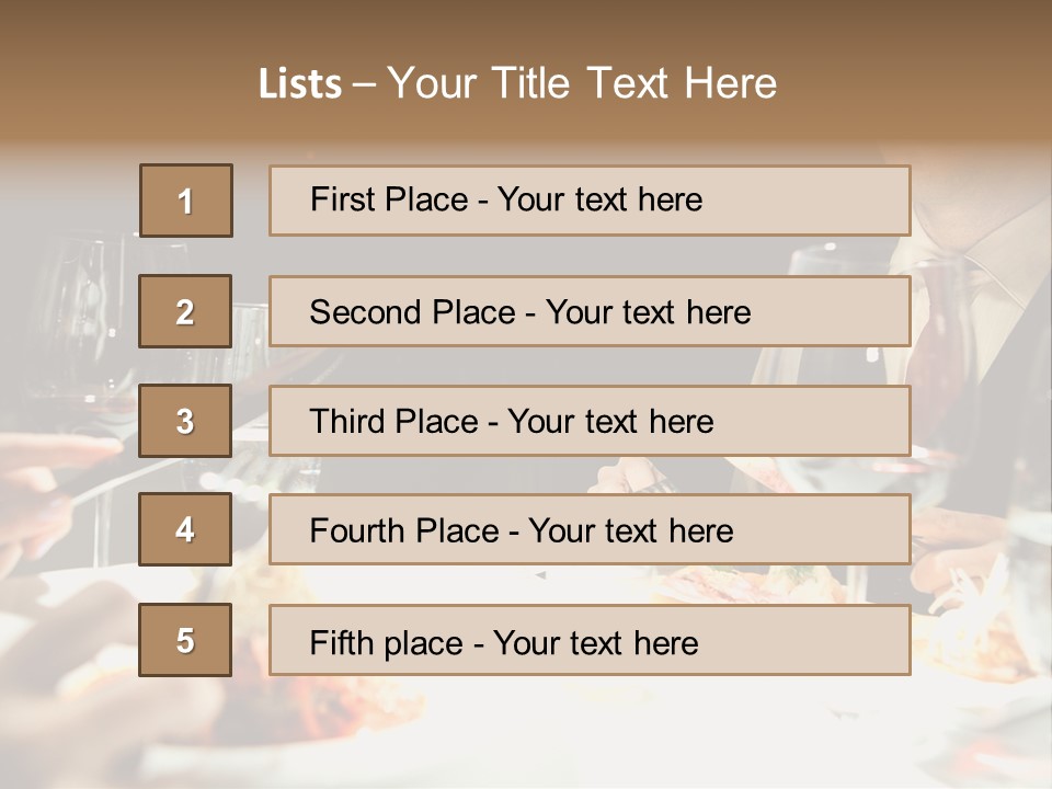 Closeup Cook Roast PowerPoint Template