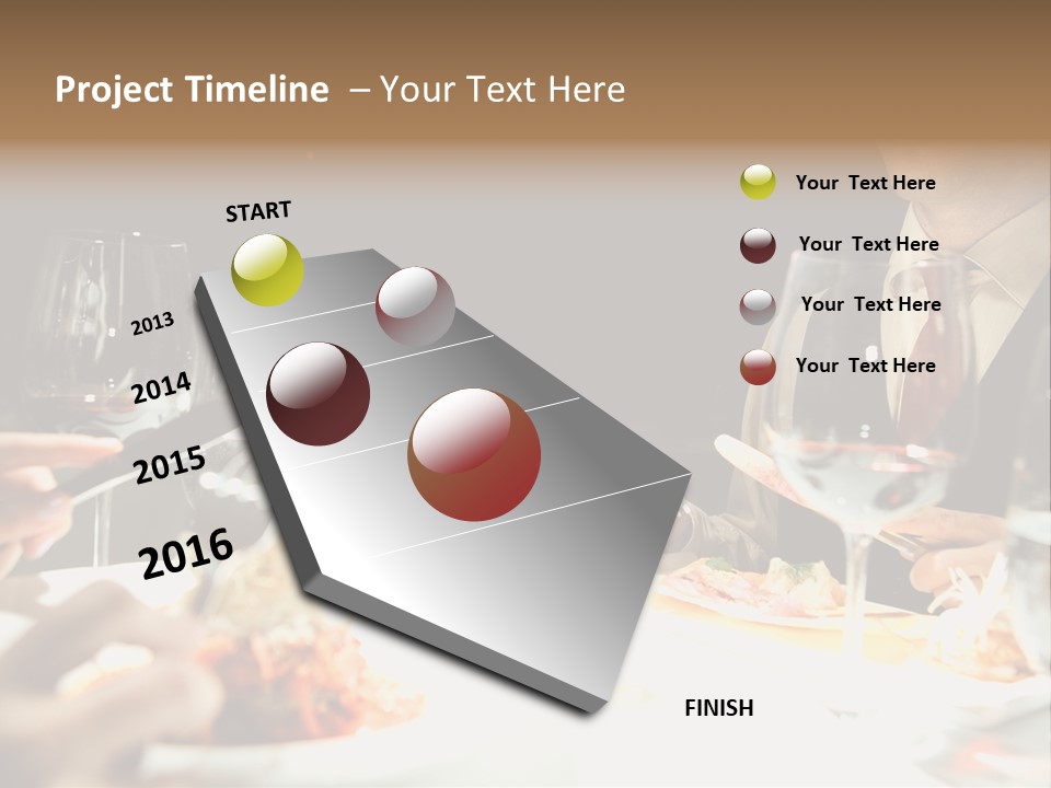 Closeup Cook Roast PowerPoint Template