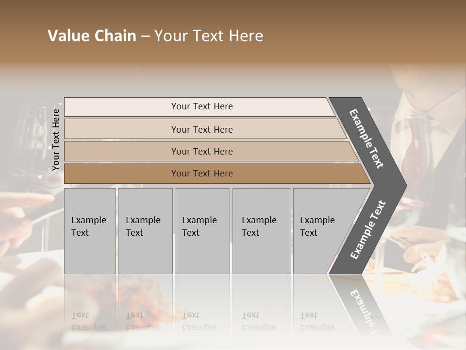 Closeup Cook Roast PowerPoint Template