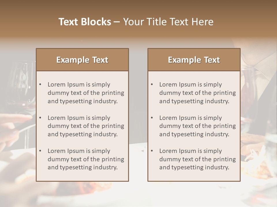Closeup Cook Roast PowerPoint Template