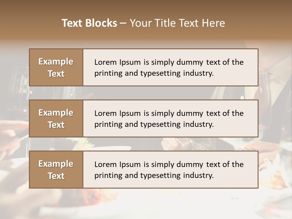 Closeup Cook Roast PowerPoint Template