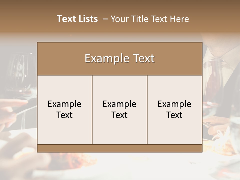 Closeup Cook Roast PowerPoint Template