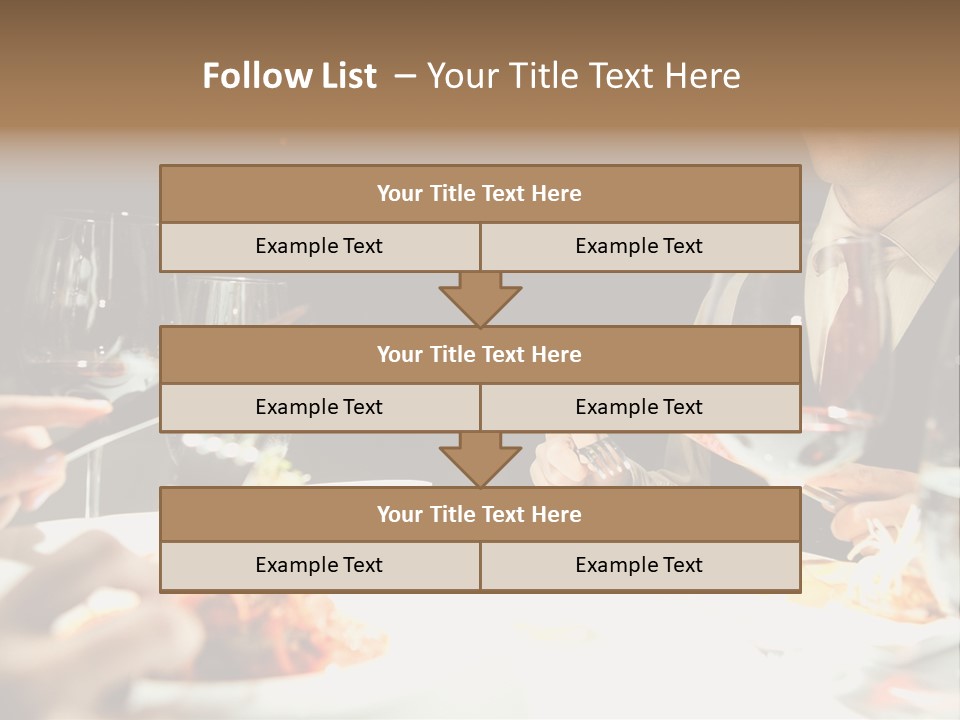 Closeup Cook Roast PowerPoint Template