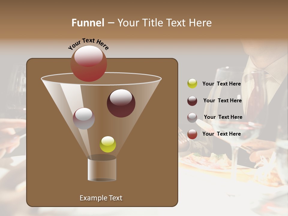 Closeup Cook Roast PowerPoint Template