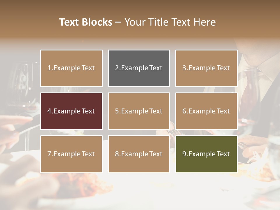 Closeup Cook Roast PowerPoint Template