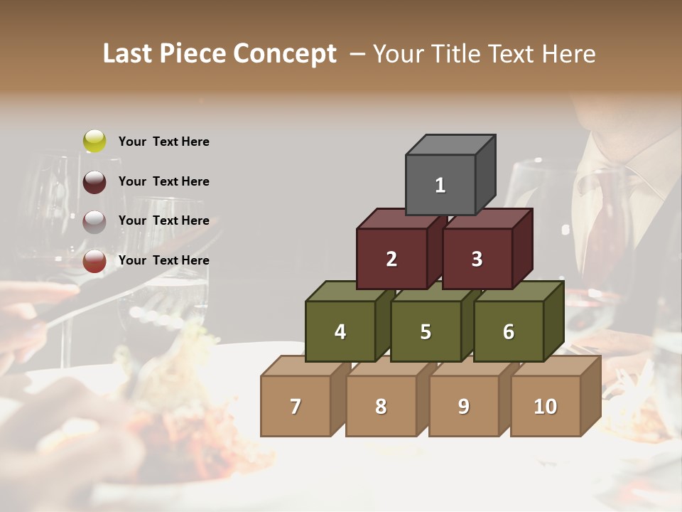 Closeup Cook Roast PowerPoint Template