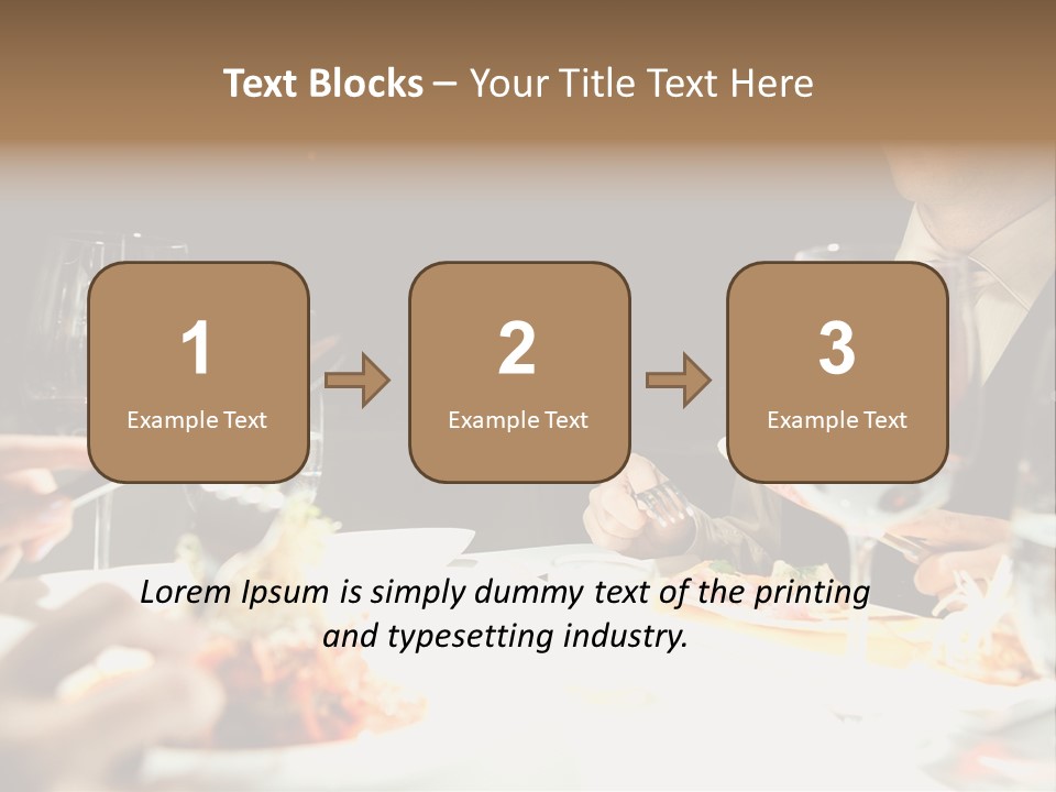 Closeup Cook Roast PowerPoint Template