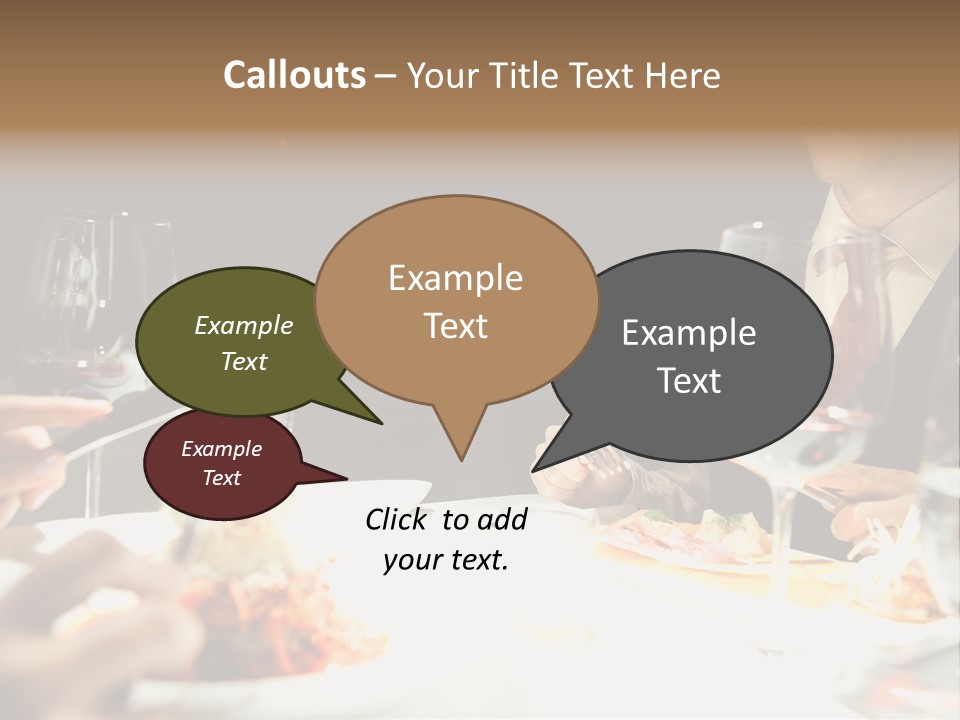 Closeup Cook Roast PowerPoint Template