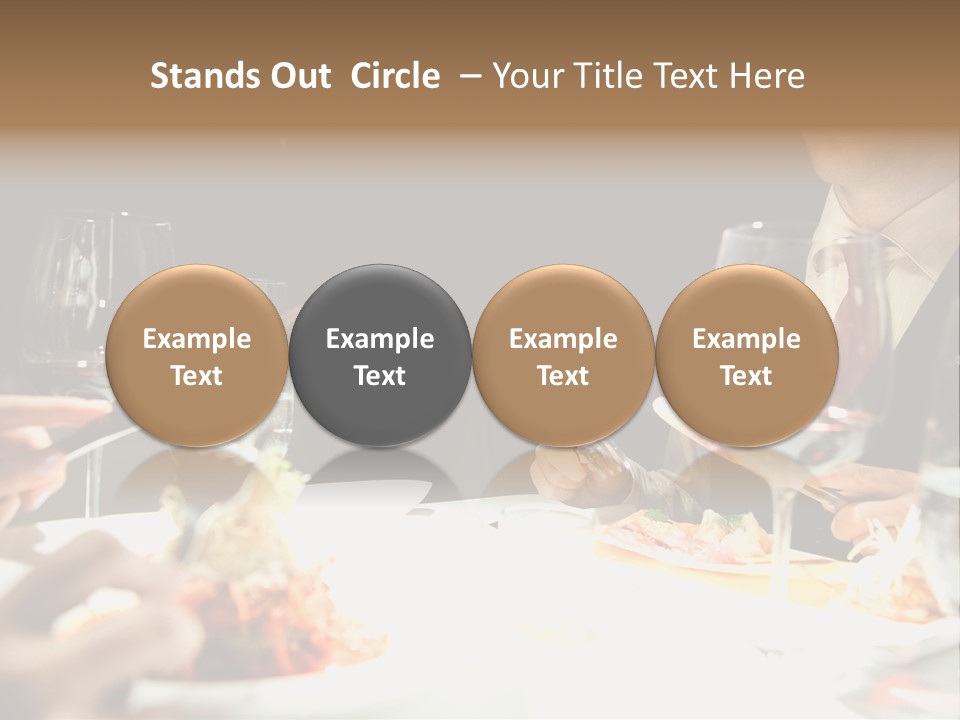 Closeup Cook Roast PowerPoint Template