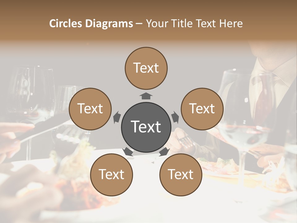 Closeup Cook Roast PowerPoint Template