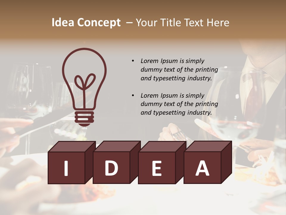 Closeup Cook Roast PowerPoint Template