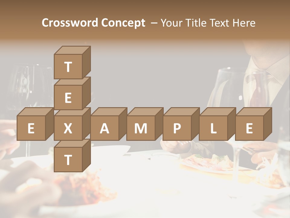 Closeup Cook Roast PowerPoint Template