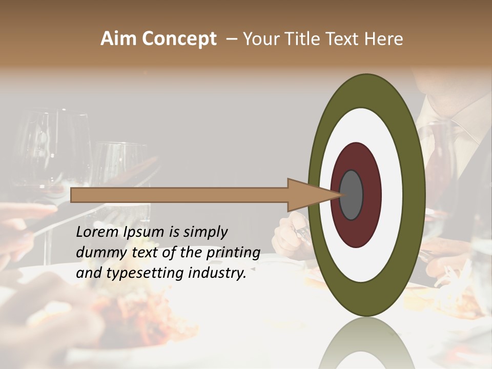 Closeup Cook Roast PowerPoint Template
