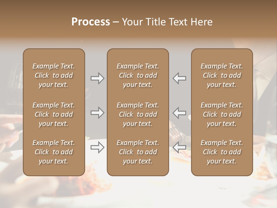 Closeup Cook Roast PowerPoint Template