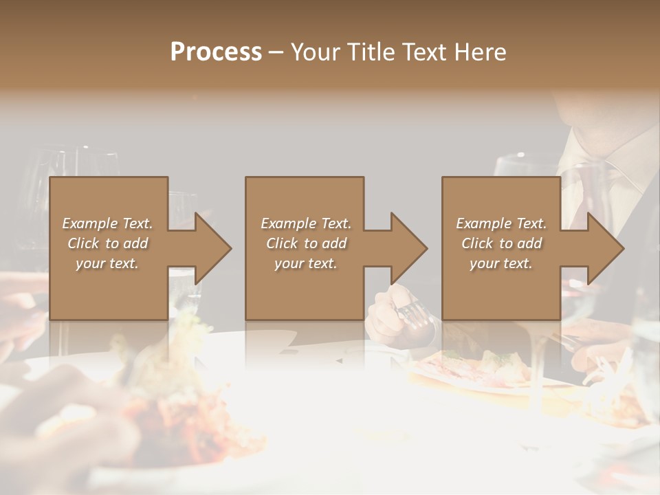 Closeup Cook Roast PowerPoint Template