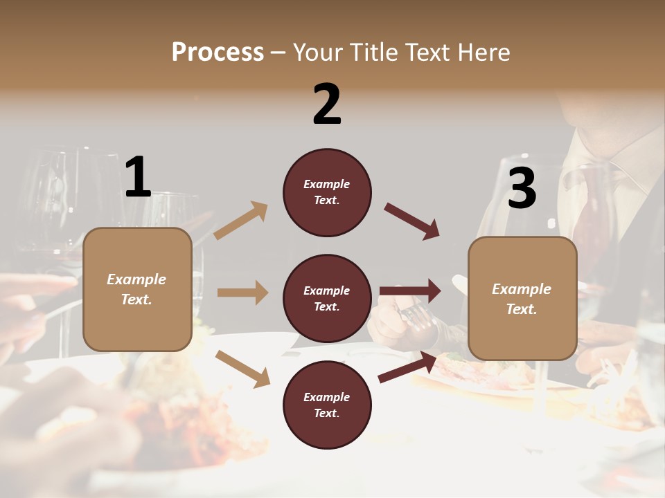 Closeup Cook Roast PowerPoint Template
