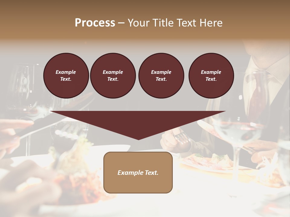 Closeup Cook Roast PowerPoint Template
