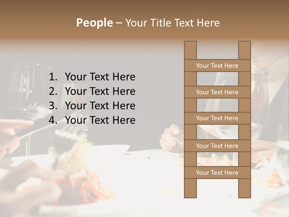 Closeup Cook Roast PowerPoint Template