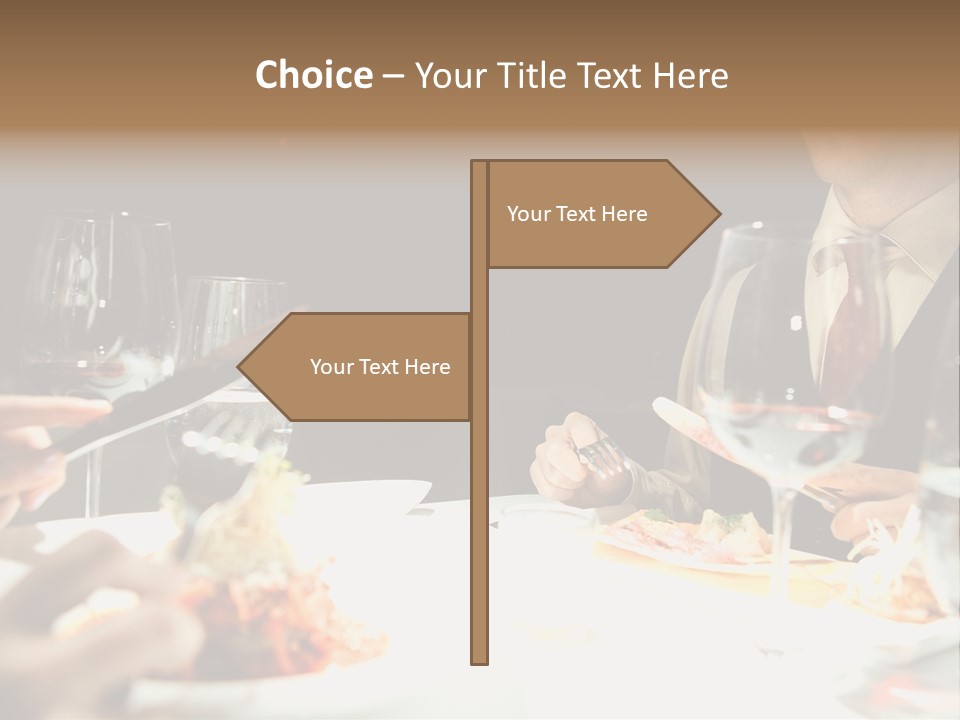 Closeup Cook Roast PowerPoint Template