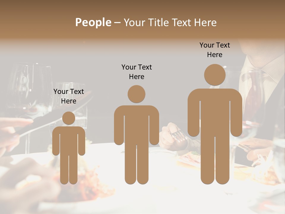 Closeup Cook Roast PowerPoint Template