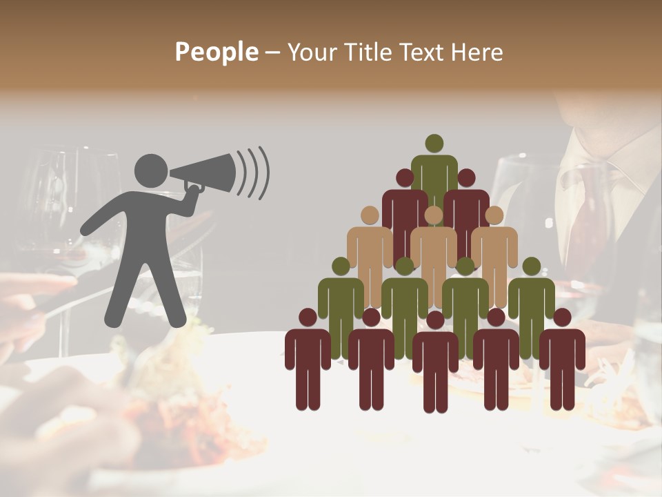 Closeup Cook Roast PowerPoint Template