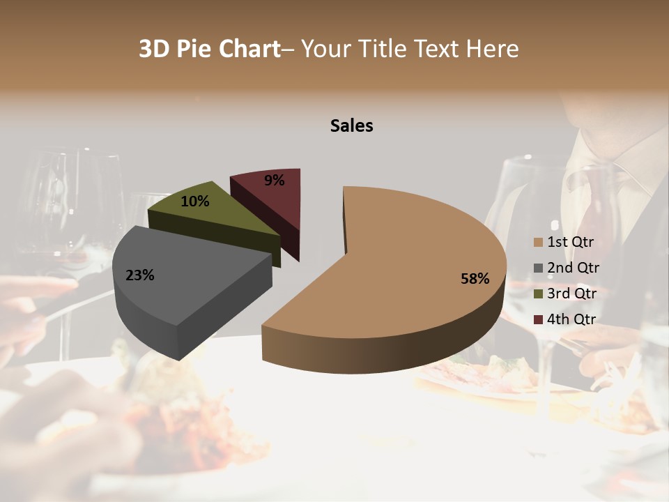 Closeup Cook Roast PowerPoint Template