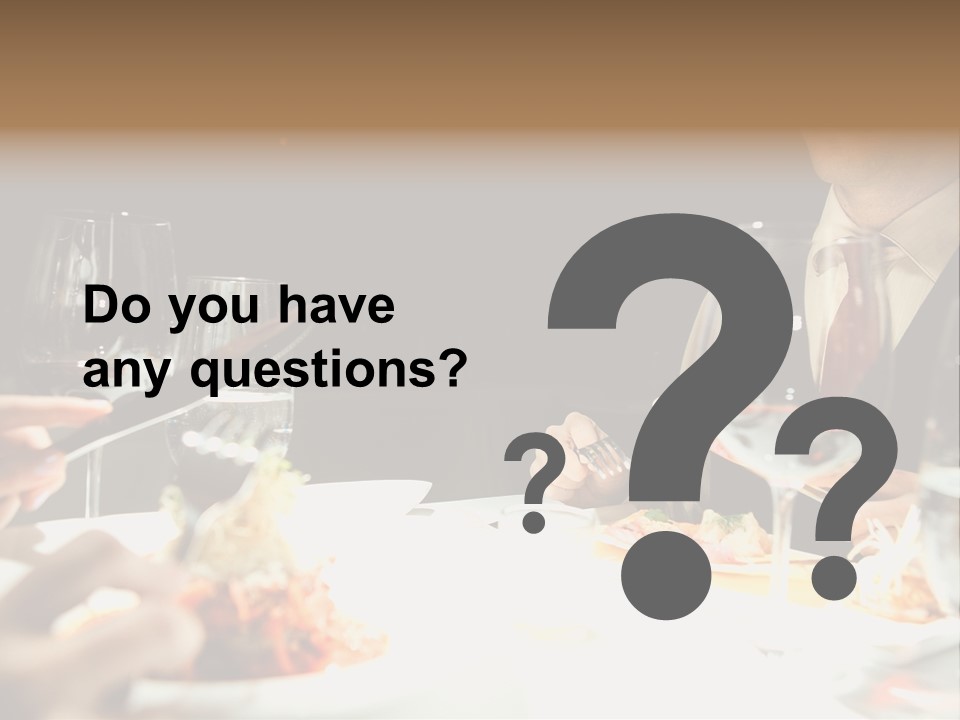 Closeup Cook Roast PowerPoint Template