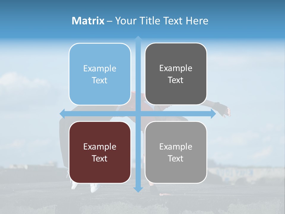 Weight Athlete Young PowerPoint Template