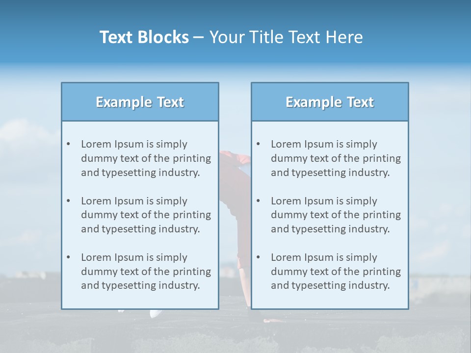 Weight Athlete Young PowerPoint Template