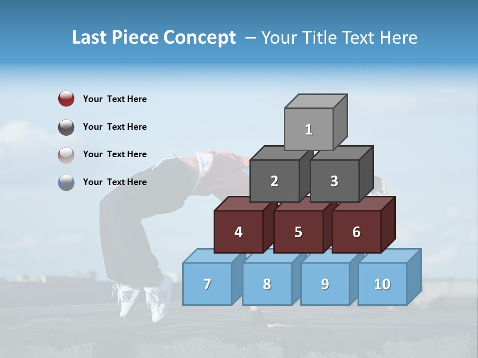 Weight Athlete Young PowerPoint Template