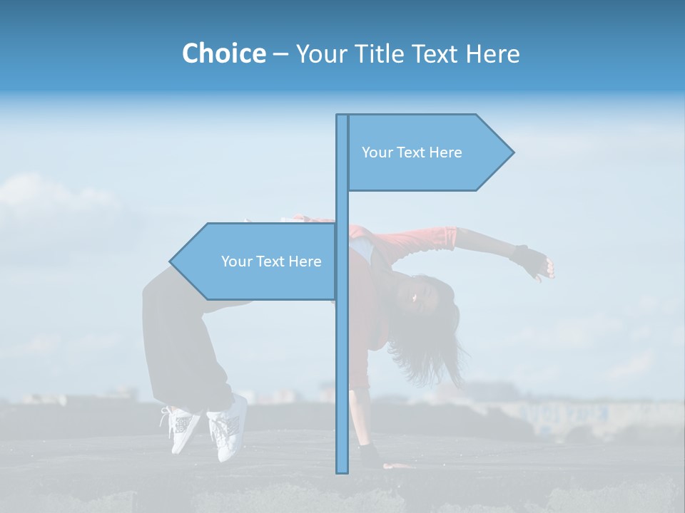 Weight Athlete Young PowerPoint Template