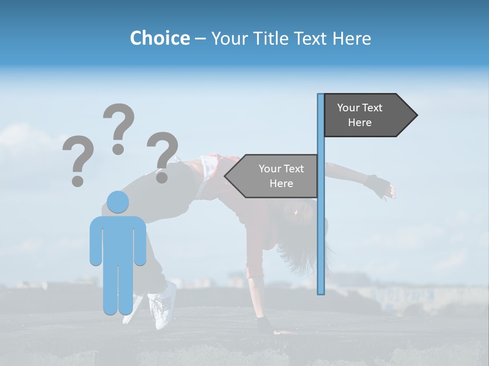 Weight Athlete Young PowerPoint Template