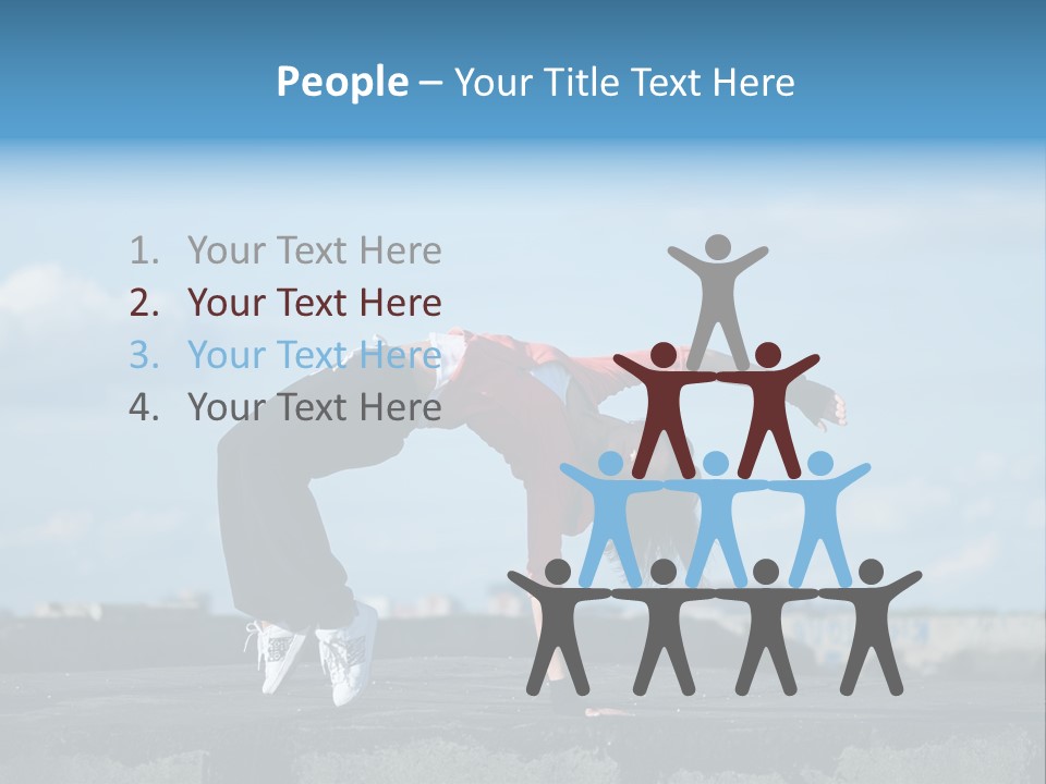 Weight Athlete Young PowerPoint Template