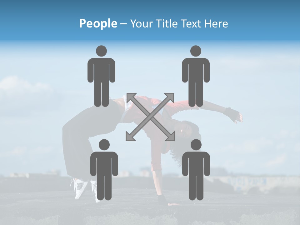 Weight Athlete Young PowerPoint Template