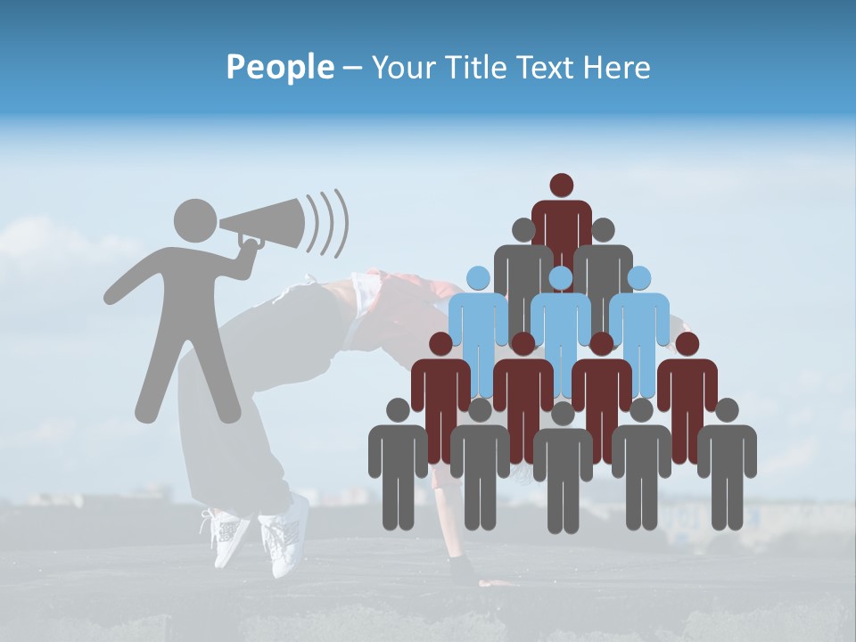 Weight Athlete Young PowerPoint Template